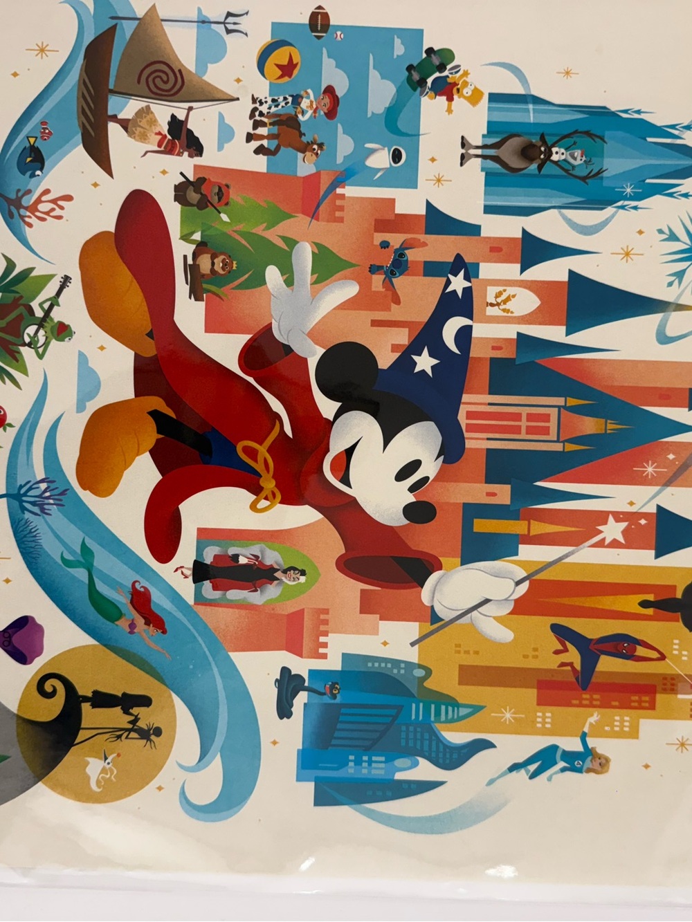 D23 Expo 2026 Sorcerer Mickey Commemorative poster - Picture 5 of 11